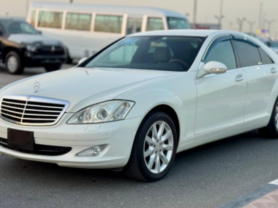 2008 Mercedes-Benz S 350 3.5 Litres 6 Cylinders Petrol Engine White Black Sedan RWD