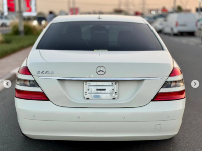 2008 Mercedes-Benz S 350 3.5 Litres 6 Cylinders Petrol Engine White Black Sedan RWD