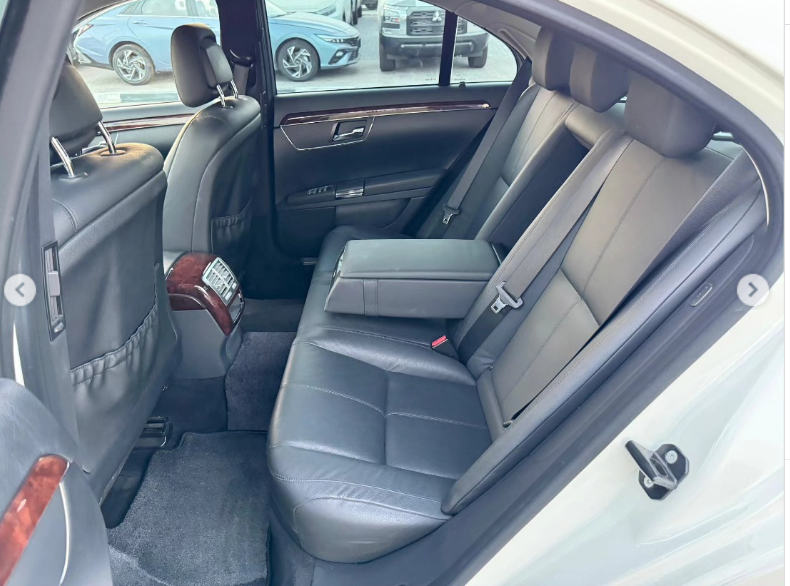 2008 Mercedes-Benz S 350 3.5 Litres 6 Cylinders Petrol Engine White Black Sedan RWD