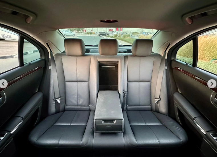 2008 Mercedes-Benz S 350 3.5 Litres 6 Cylinders Petrol Engine White Black Sedan RWD