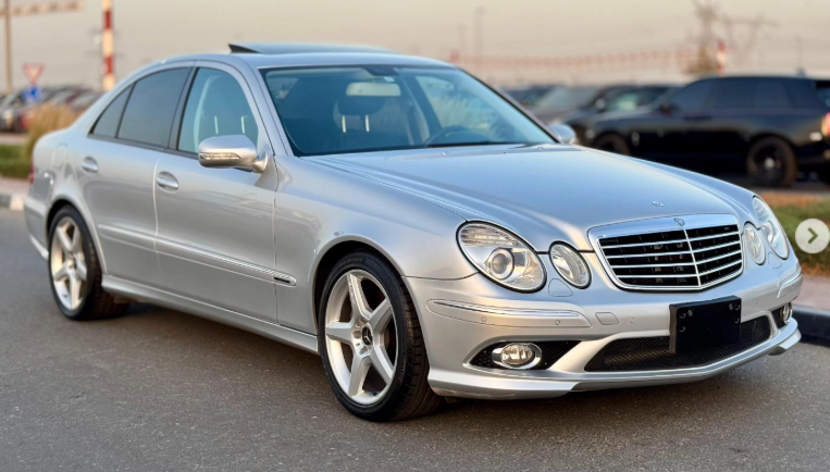2007 Mercedes-Benz E350 3.5-liter V6 Petrol Engine Silver Black Sedan Automatic