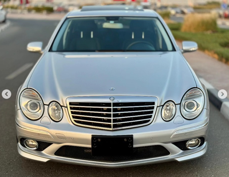 2007 Mercedes-Benz E350 3.5-liter V6 Petrol Engine Silver Black Sedan Automatic
