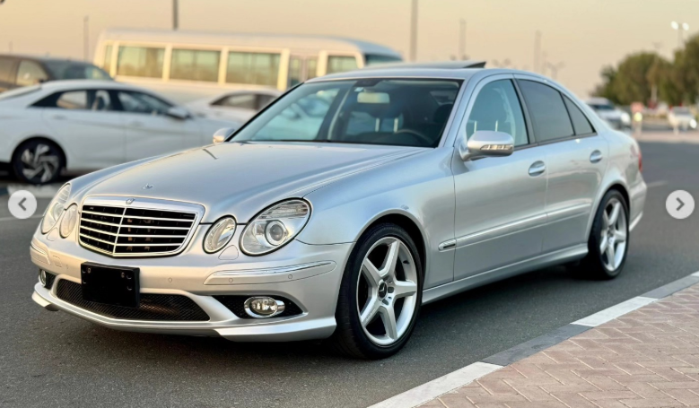 2007 Mercedes-Benz E350 3.5-liter V6 Petrol Engine Silver Black Sedan Automatic