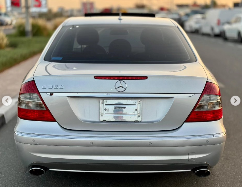2007 Mercedes-Benz E350 3.5-liter V6 Petrol Engine Silver Black Sedan Automatic