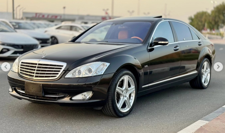 2009 Mercedes-Benz S 600 5.5 Liters 12-cylinder Petrol Engine Black Orange Sedan RWD
