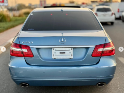 2010 Mercedes-Benz E350 3.5 Liters V6 Petrol Engine Blue Black Sedan RWD