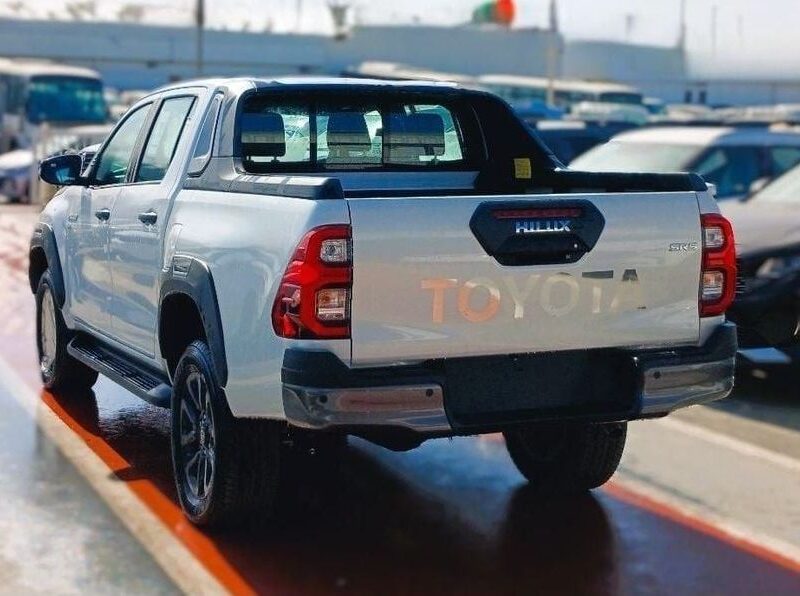 2025 Toyota Hilux Adventure 4.0-liter V6 Petrol Engine White Black Pickup Truck GCC Specs