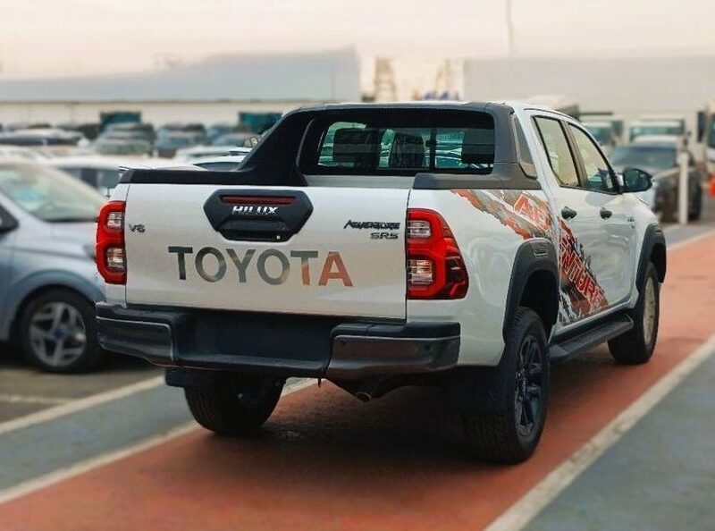2025 Toyota Hilux Adventure 4.0-liter V6 Petrol Engine White Black Pickup Truck Automatic GCC