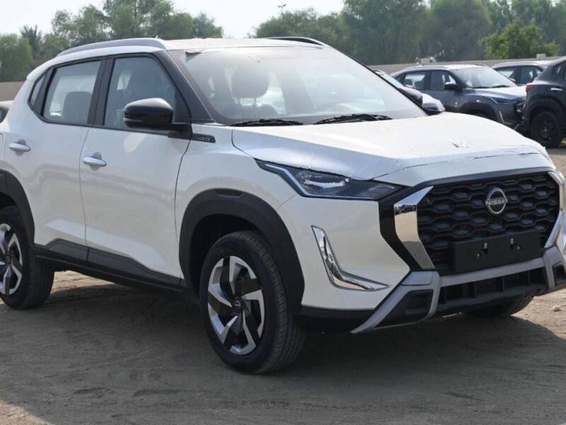 2025 Nissan Magnite S 1.0 Liter 3-Cylinder Petrol Engine White Black Compact SUV