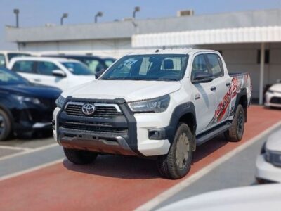 2024 Toyota Hilux Adventure 2.8L Inline 4-cylinder Turbocharged Diesel White Black Pickup Truck