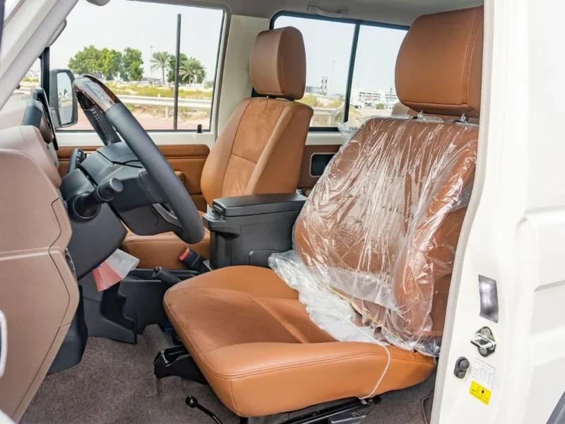 2026 Toyota Land Cruiser 70 2.8L 4-Cylinder Turbo Diesel Engine White Brown SUV