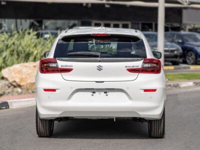 2024 Suzuki Baleno GLX 1.4 Litres 4 Cylinders Petrol Engine White Black Hatchback