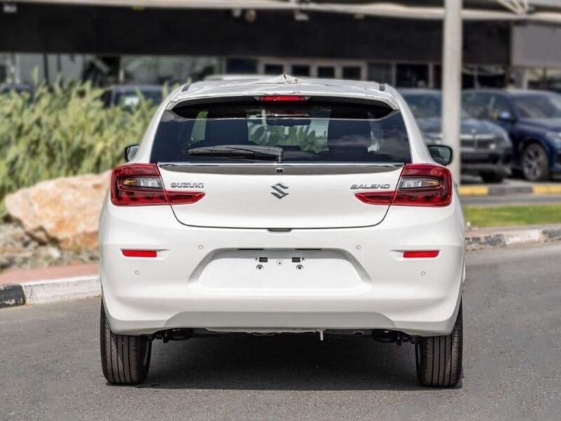 2024 Suzuki Baleno GLX 1.4 Litres 4 Cylinders Petrol Engine White Black Hatchback