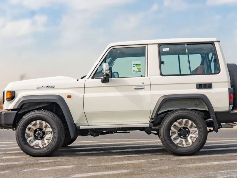 2026 Toyota Land Cruiser 70 2.8L 4-Cylinder Turbo Diesel Engine White Brown SUV