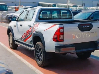 2024 Toyota Hilux Adventure 2.8L Inline 4-cylinder Turbocharged Diesel White Black Pickup Truck
