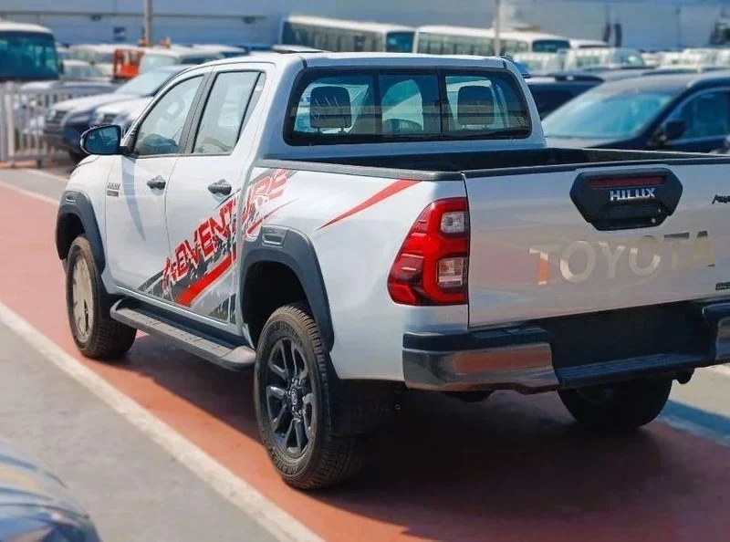 2024 Toyota Hilux Adventure 2.8L Inline 4-cylinder Turbocharged Diesel White Black Pickup Truck