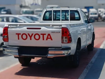 2024 Toyota Hilux 2.4 Liters 4 Cylinders Turbo Diesel White Red Single Cab Pickup Truck