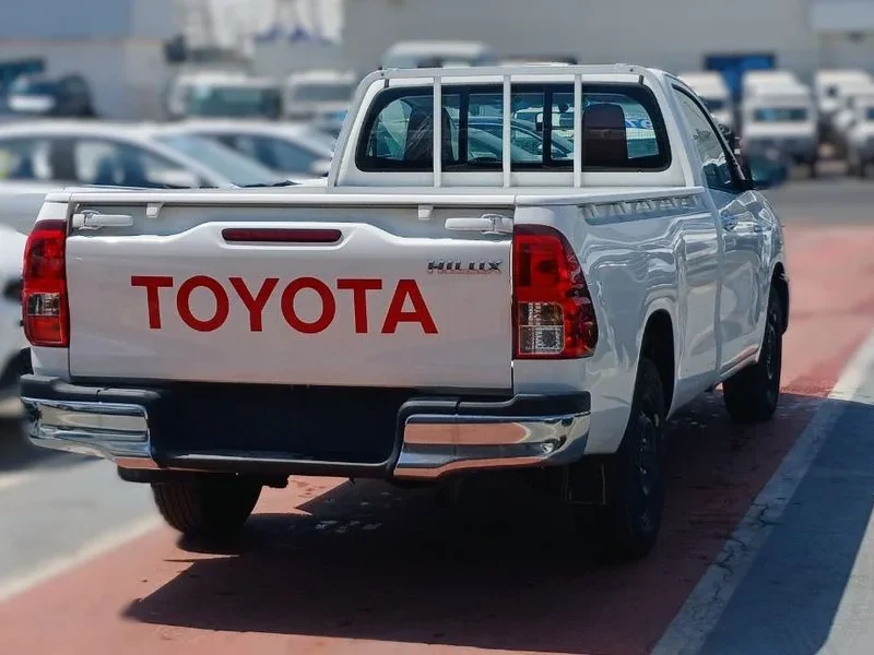 2024 Toyota Hilux 2.4 Liters 4 Cylinders Turbo Diesel White Red Single Cab Pickup Truck