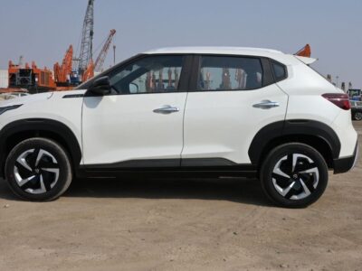 2025 Nissan Magnite S 1.0 Liter 3-Cylinder Petrol Engine White Black Compact SUV