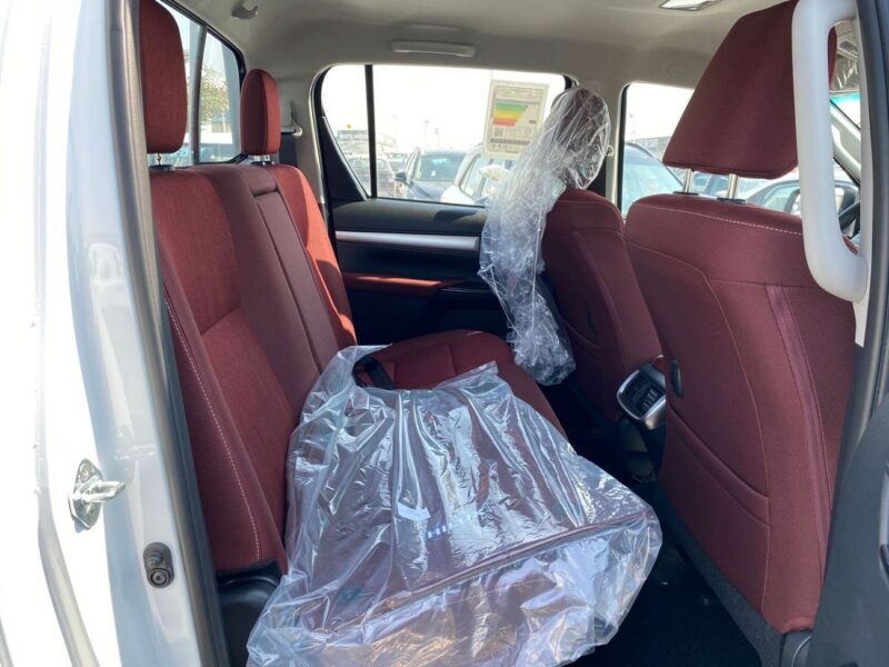 2024 Toyota Hilux 2.7 Liters Inline-4 Cylinders Petrol Engine White Maroon DC Pickup Truck