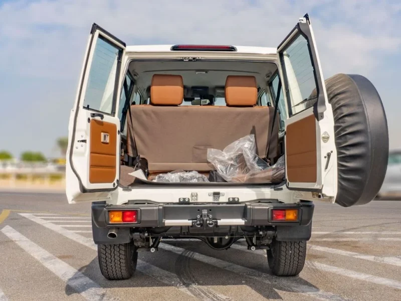 2026 Toyota Land Cruiser 70 2.8L 4-Cylinder Turbo Diesel Engine White Brown SUV