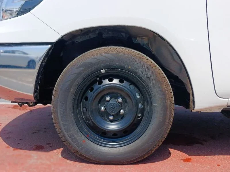 2024 Toyota Hilux 2.4 Liters 4 Cylinders Turbo Diesel White Red Single Cab Pickup Truck