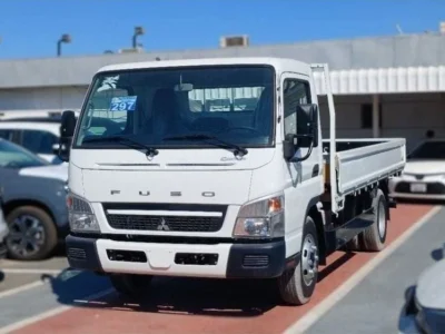 2024 Mitsubishi Canter Cargo Body 4.2 Litres Diesel 4-Cylinder Engine Manual White Black Truck