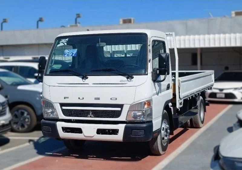 2024 Mitsubishi Canter Cargo Body 4.2 Litres Diesel 4-Cylinder Engine Manual White Black Truck