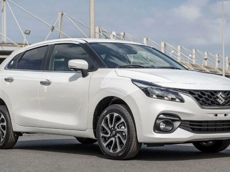 2024 Suzuki Baleno GLX 1.4 Litres 4 Cylinders Petrol Engine White Black Hatchback