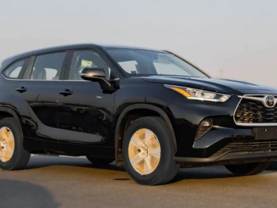 2026 Toyota Highlander LE 2.5L 4-Cylinder Hybrid Engine Silver Black SUV Automatic GCC