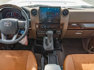 2026 Toyota Land Cruiser 70 2.8L 4-Cylinder Turbo Diesel Engine White Brown SUV