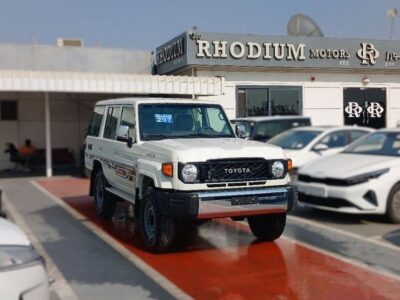2024 Toyota Land Cruiser 70 4.0 Litres V6 Petrol Engine White Brown SUV Manual GCC