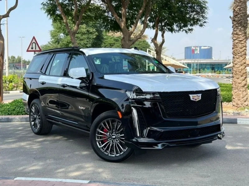 2024 Cadillac Escalade 6.2 Litres V8 Petrol Engine Black Brown Luxury SUV GCC Specs
