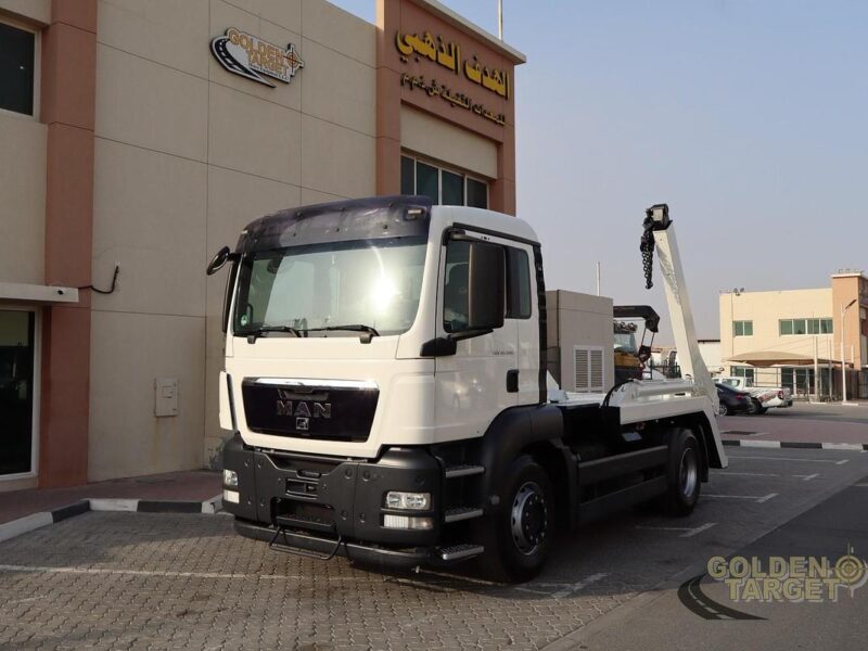 2012 MAN TGS 18.400 4x2 Skip Loader 6 Cylinder Diesel Engine Manual Gear