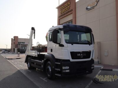 2012 MAN TGS 18.400 4x2 Skip Loader 6 Cylinder Diesel Engine Manual Gear