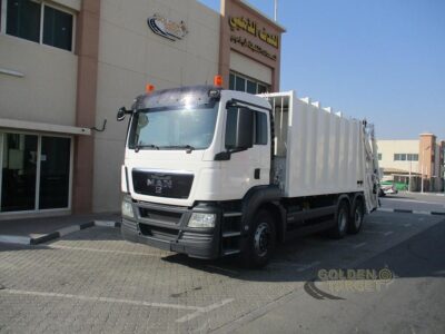 2011 MAN TGS 28.320 6x2 Garbage Truck 6 Cylinder Diesel Engine White