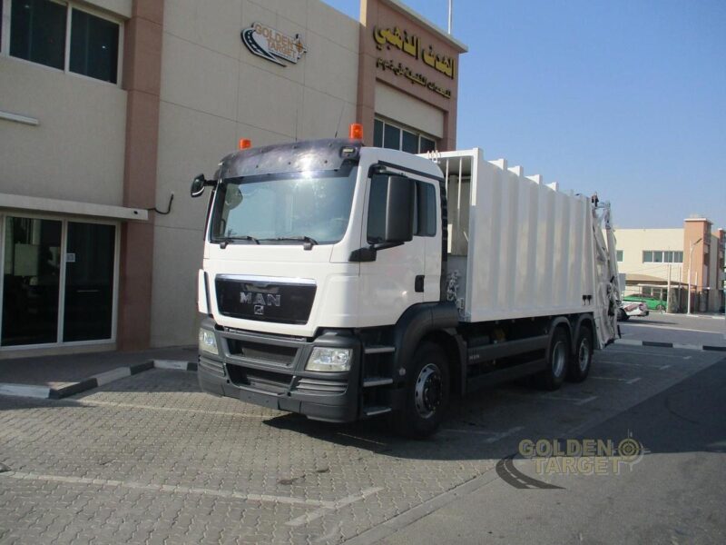 2011 MAN TGS 28.320 6x2 Garbage Truck 6 Cylinder Diesel Engine White
