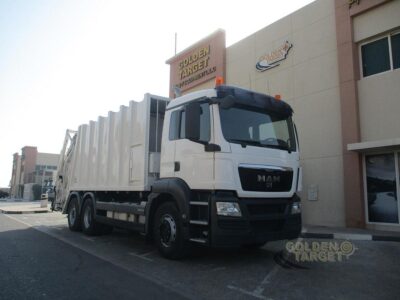 2011 MAN TGS 28.320 6x2 Garbage Truck 6 Cylinder Diesel Engine White