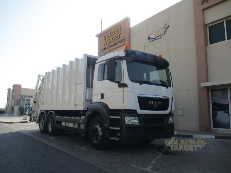 2011 MAN TGS 28.320 6x2 Garbage Truck 6 Cylinder Diesel Engine White