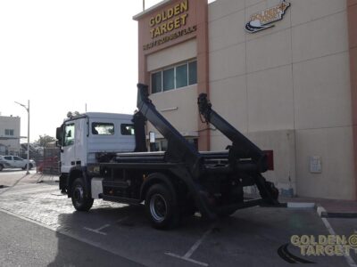 2014 Mercedes Actros 1836 4x2 EPS Gear Skip Loader 6 Cylinder White