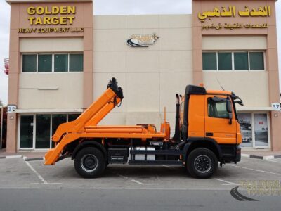 2012 Mercedes Actros 2136 4x2 Skip Loader 6 Cylinder Diesel Engine Automatic
