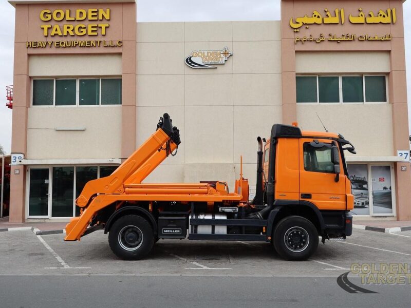 2012 Mercedes Actros 2136 4x2 Skip Loader 6 Cylinder Diesel Engine Automatic