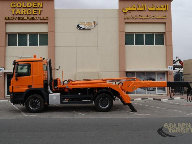 2012 Mercedes Actros 2136 4x2 Skip Loader 6 Cylinder Diesel Engine Automatic