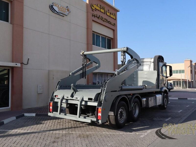 2012 Mercedes Actros 2642 6×2 Double Skip Loader 6 Cylinder Diesel Engine Automatic