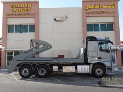 2012 Mercedes Actros 2642 6×2 Double Skip Loader 6 Cylinder Diesel Engine Automatic