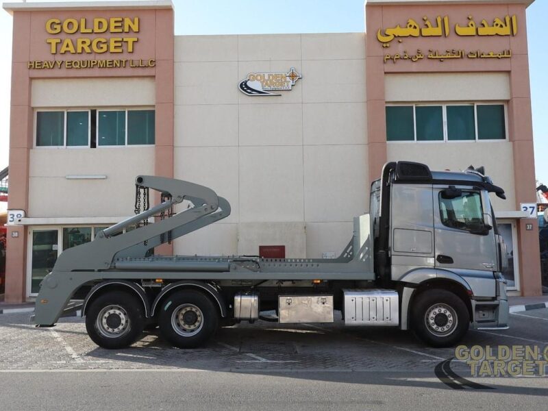 2012 Mercedes Actros 2642 6×2 Double Skip Loader 6 Cylinder Diesel Engine Automatic