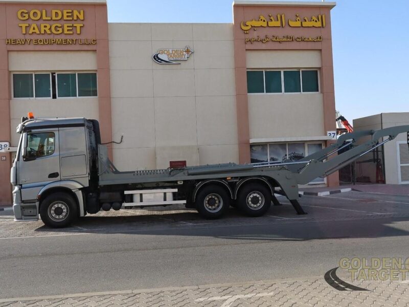 2012 Mercedes Actros 2642 6×2 Double Skip Loader 6 Cylinder Diesel Engine Automatic