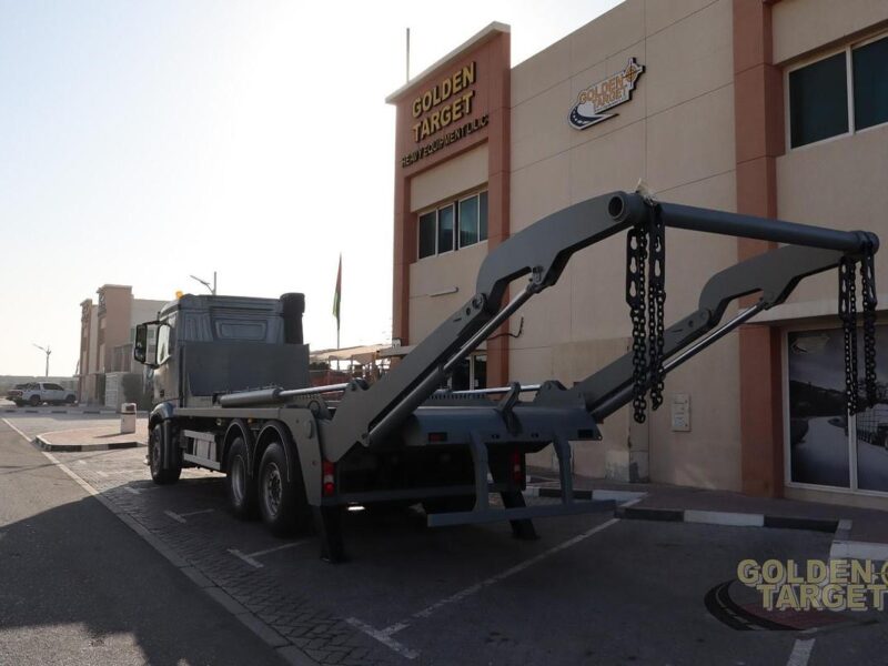 2012 Mercedes Actros 2642 6×2 Double Skip Loader 6 Cylinder Diesel Engine Automatic