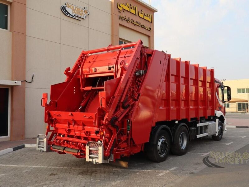 2016 Mercedes Antos 2536 6x2 Garbage Truck 6 Cylinder Diesel Engine Automatic Red