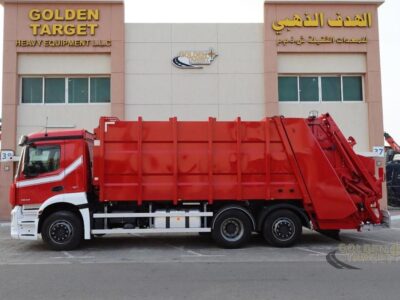 2016 Mercedes Antos 2536 6x2 Garbage Truck 6 Cylinder Diesel Engine Automatic Red